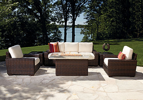 contemporary patio set