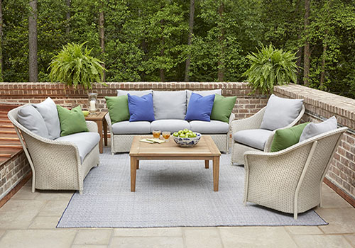 wicker patio set